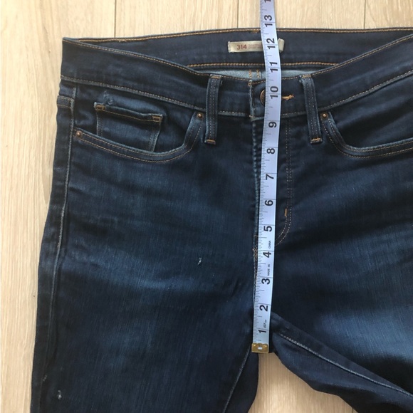 Levi’s Shaping Straight 314 Jeans in Dark Wash Size 29 - Picture 4 of 16
